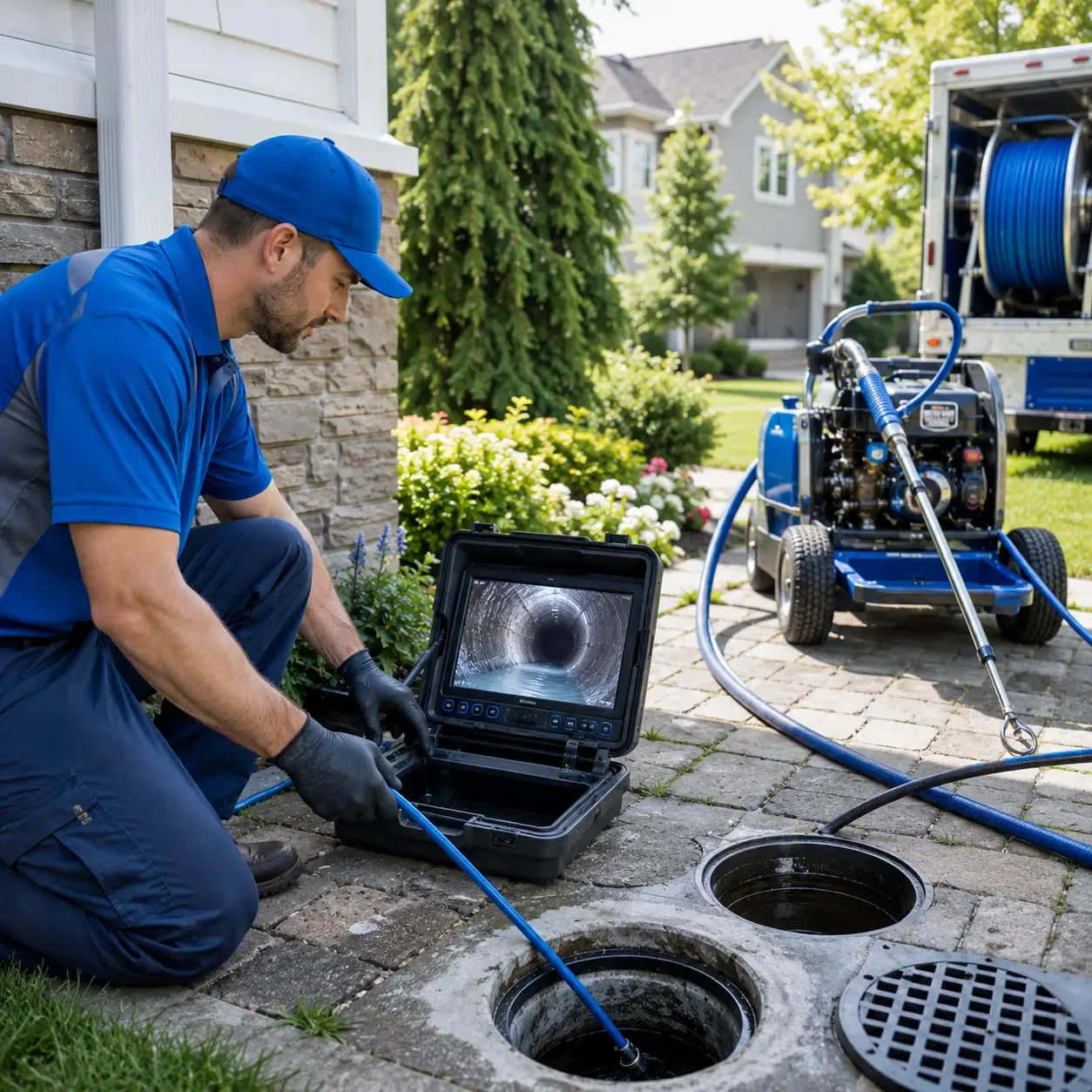 Outdoor drain cleaning professionals serving Covington, WA